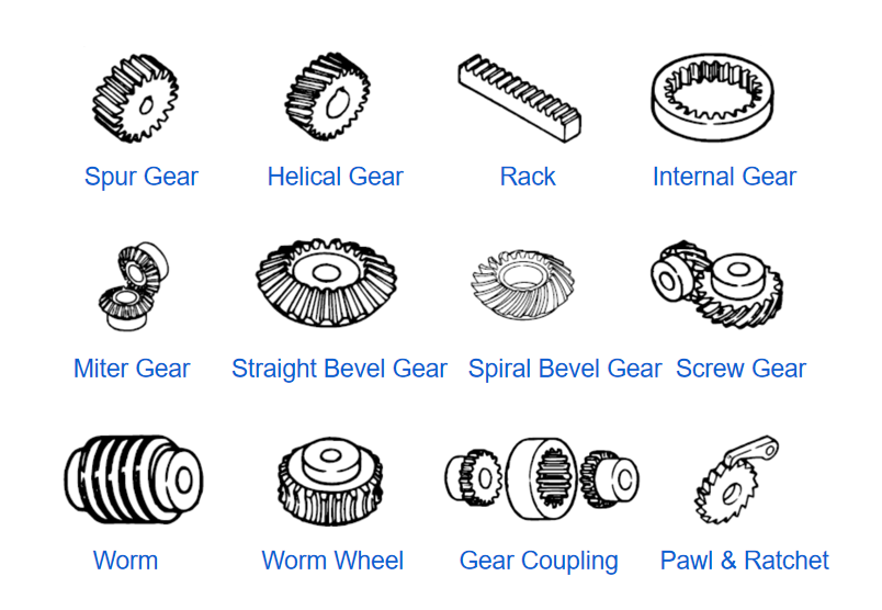 Types of Gears -Leading Gear Manufacturer in China Expert Gear