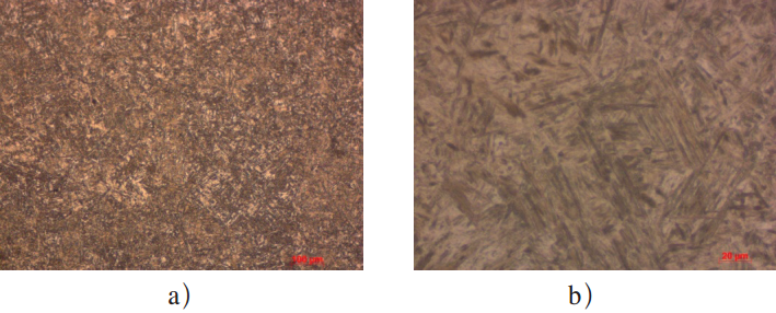 coarse microstructure in the core